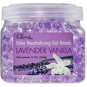 Clear Air Lavender Vanilla Neutralizing Gel Beads, 12-oz jar