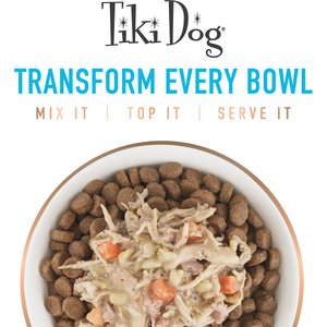 Tiki Dog Meaty High Protein Diet Variety Pack Grain-Free Wet Dog Food, 3-oz cup, case of 10
