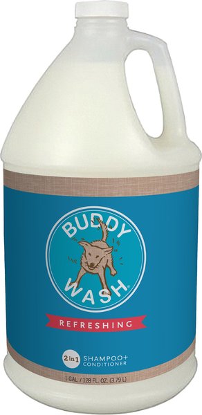 Buddy Wash Refreshing Rosemary & Mint Dog Shampoo & Conditioner, 1-gal bottle slide 1 of 5