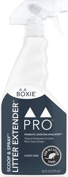 BoxiePro Litter Extender Probiotic Odor Encapsulator Spray, 24-oz bottle slide 1 of 7