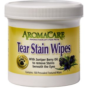 Professional Pet Products AromaCare Tear Stain Pet Wipes, 100 Count