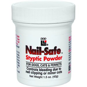 Professional Pet Products Nail-Safe Styptic Powder for Dogs, Cats & Ferrets, 1.5-oz bottle