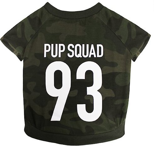 Pets First Pup Squad Dog Tee, Camo, Large slide 1 of 3