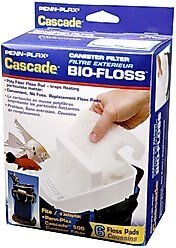 Penn-Plax Cascade Aquarium Bio-Floss Pads 700 & 1000 Filter, 6 count, Medium slide 2 of 2