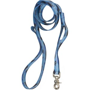 West Paw Outings Polyester Dog Leash, Blue Groove, 5-ft long, 1-in wide