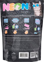 NEON Litter Unscented Clumping Crystal Cat Litter, 4-lb bag, Pink slide 2 of 4
