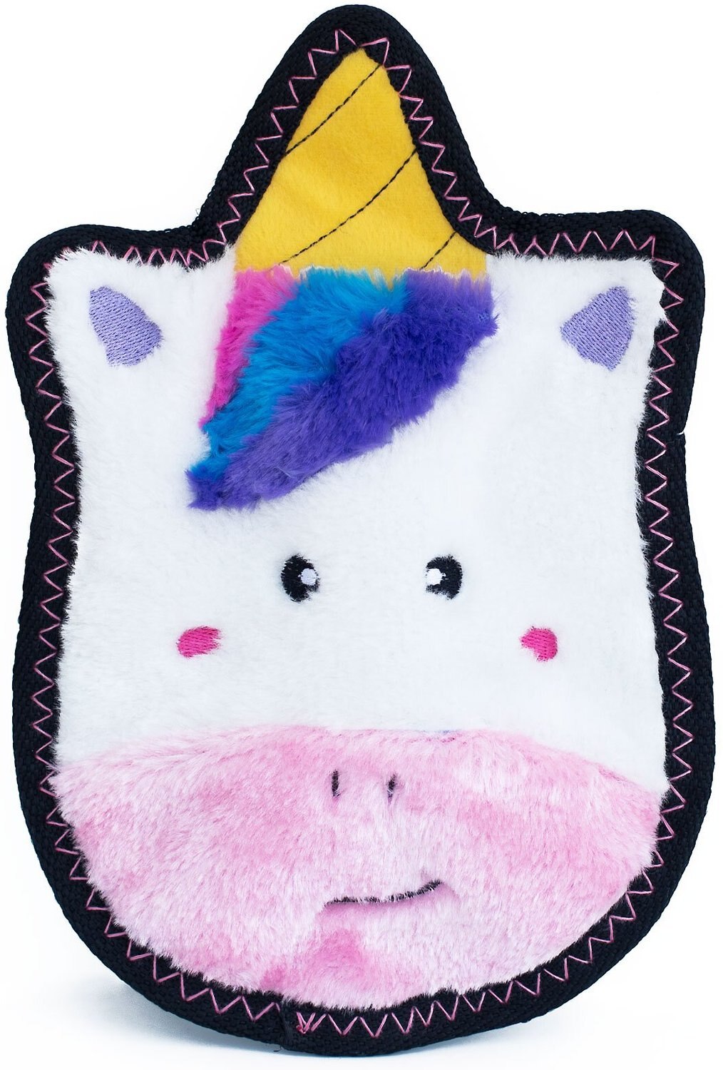 ZippyPaws Unicorn Z-Stitch Dog Toy