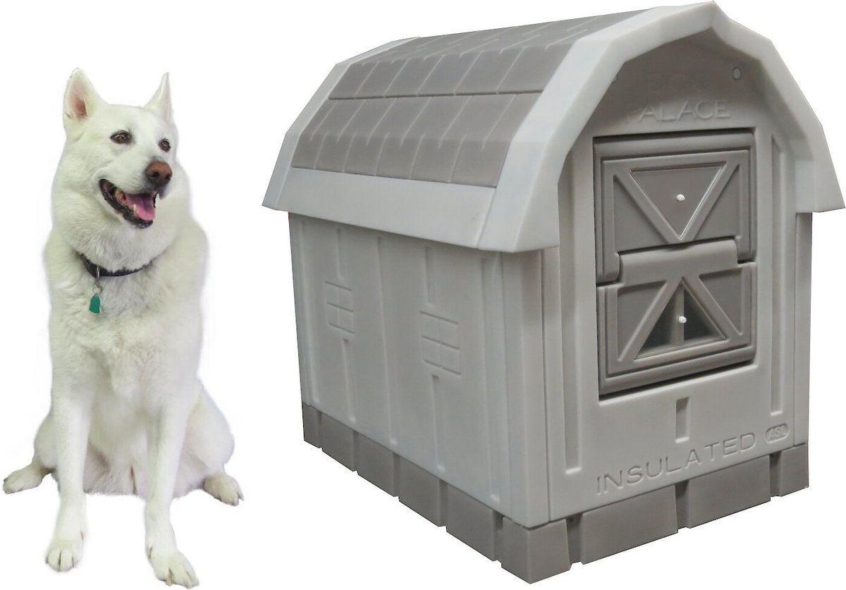 Dog palace premium outlet insulated dog house