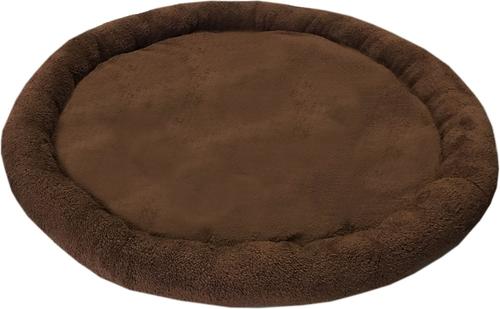 Show full view: Dog Palace CRB Palace Fleece Dog Bed, Brown/Tan slide 3 of 5