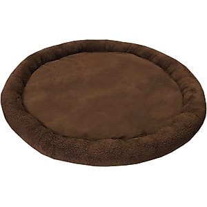 Dog Palace CRB Palace Fleece Dog Bed, Brown/Tan