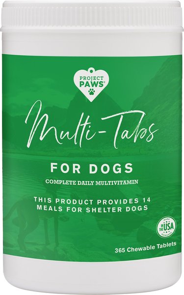 Project Paws Advanced Multi-Vitamin & Mineral Chewable Dog Supplements, 365 count slide 1 of 8