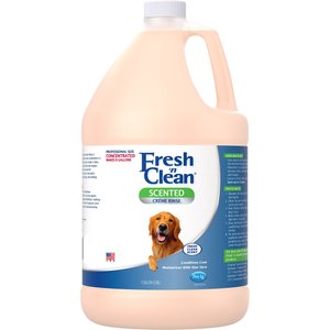 PetAg Fresh 'n Clean Crème Dog Rinse, Fresh Clean Scent, Concentrated 1-gal bottle