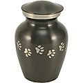 A Pet's Life Classic Paw Dog & Cat Urn, Slate, Small