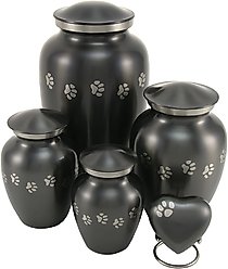 A Pet's Life Classic Paw Dog & Cat Urn, Slate, Small slide 2 of 6