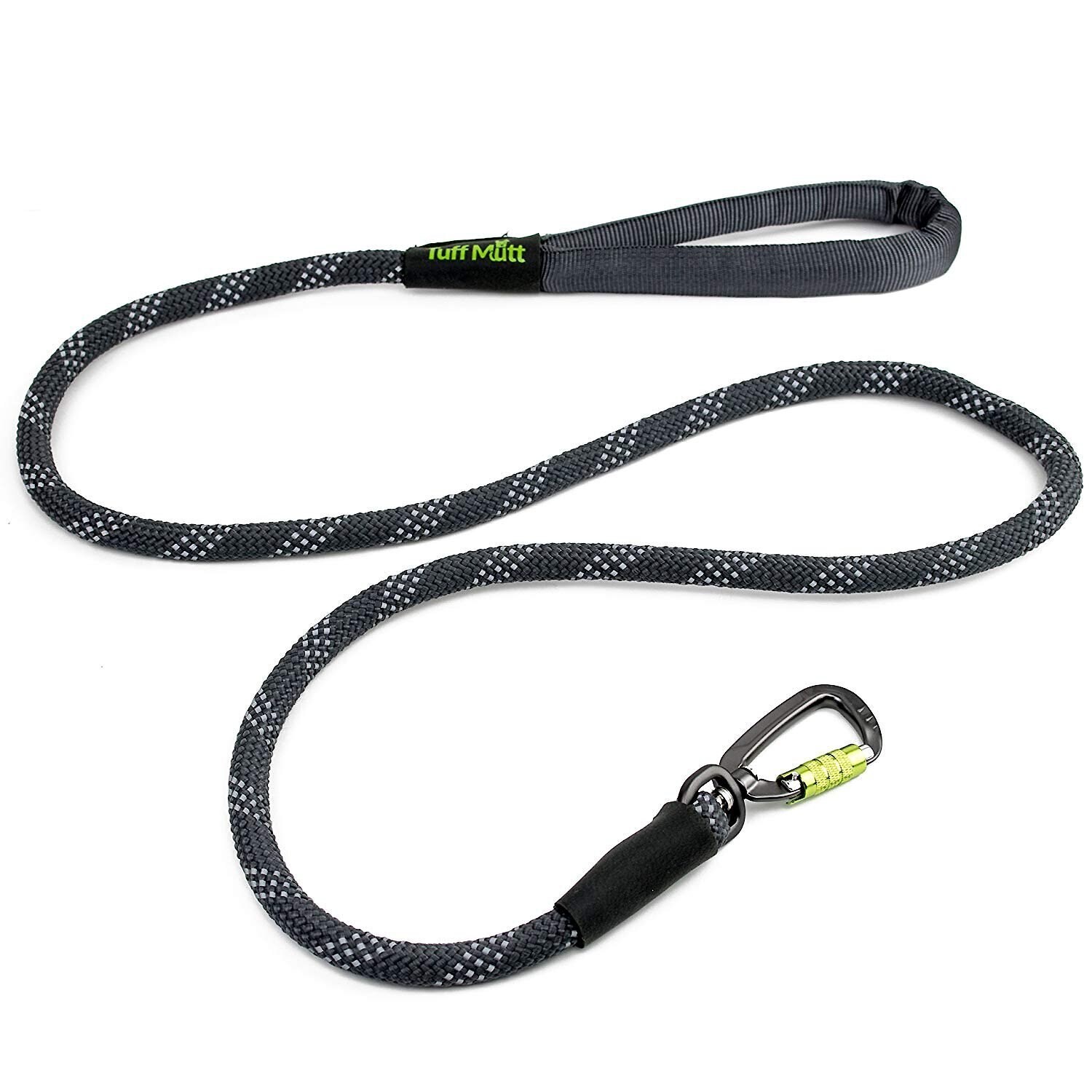 TUFF MUTT Rope Dog Leash, Gray Customer Questions