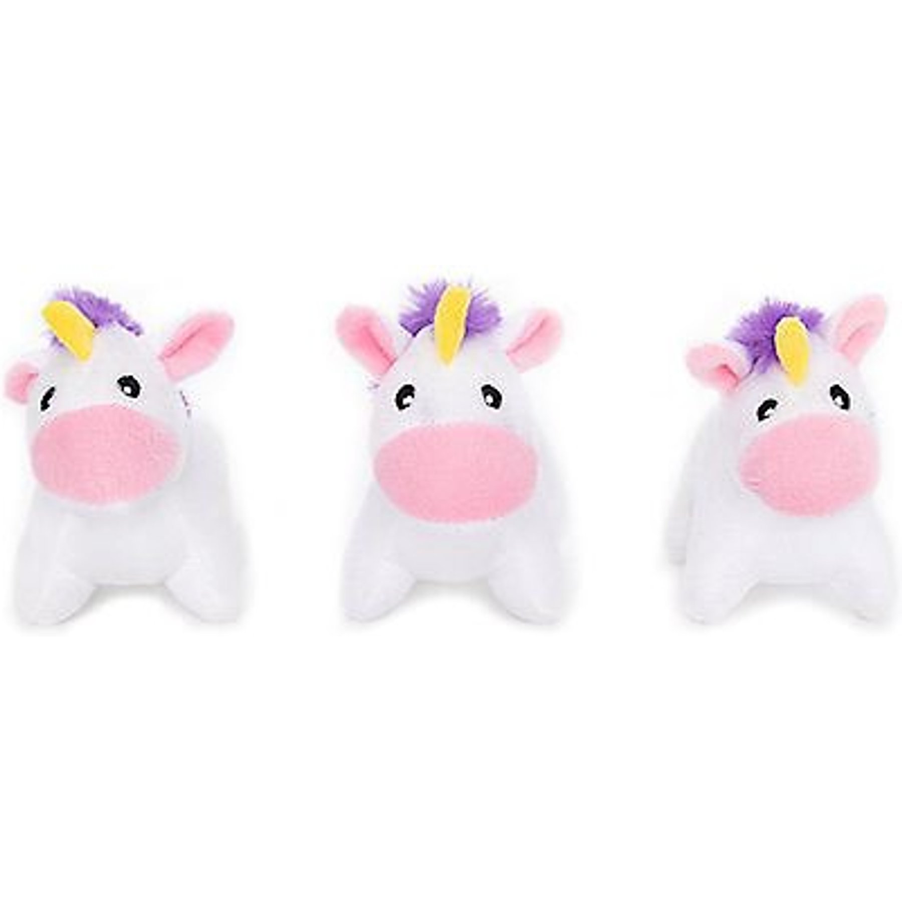 ZippyPaws Strawberry Miniz Dog Toy, 3 count