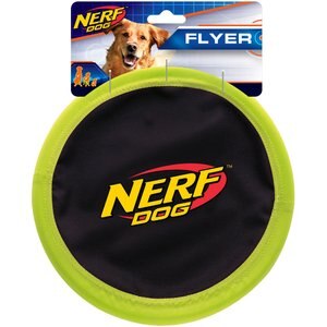 Large Green Nerf Dog TPR Float Flyer Flying Disc Dog Toy 