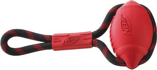 Show full view: Nerf Dog Tuff Tug Infinity Dog Toy, Red slide 3 of 4