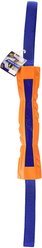 Nerf Dog Mega Tuff TPR Foam Competition Stick Dog Toy, 12-in, Blue/Orange