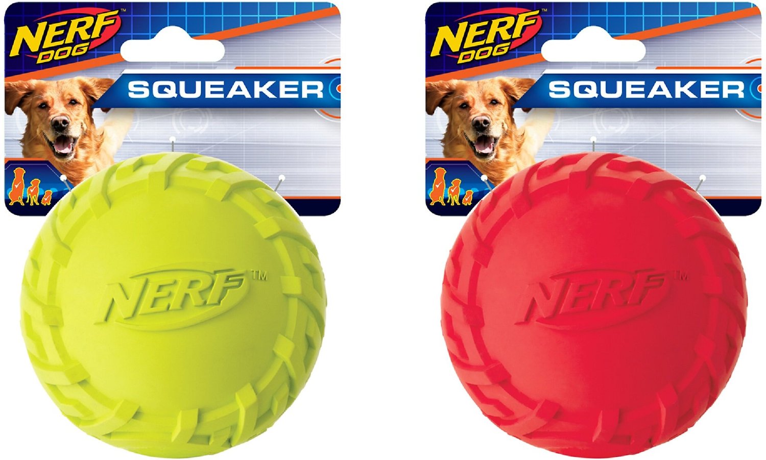 Nerf Dog Squeaker Tire Stick Dog Toy
