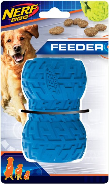 Nerf Dog Feeder Tire Dog Toy, Blue slide 1 of 2