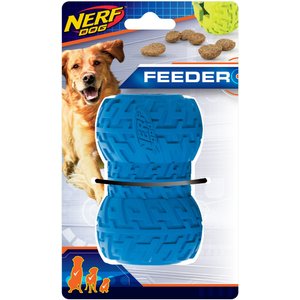 Nerf Dog Feeder Tire Dog Toy, Blue