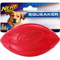 Nerf Dog Squeaker Wave Football Dog Toy, 5.5-in