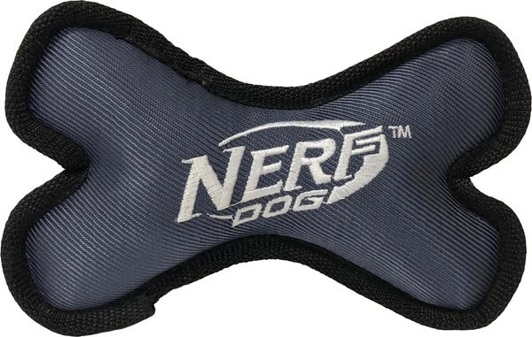Nerf Dog Mega Tuff Foam Filled Nylon Bone, 7.5-in