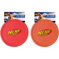 Nerf Dog Flyer Dog Toy, Orange/Red, 2 count