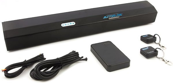 Autoslide Dog Door with K9 Tag, Black slide 1 of 2