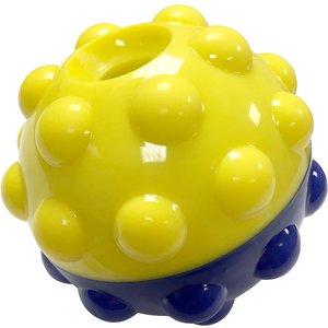 fouFIT Mini Bumper Treat Dispensing Ball Dog Toy, Small