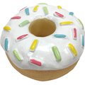 fouFIT Donut Squeaky Dog Chew Toy, White