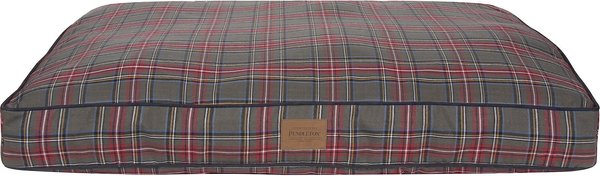 Pendleton Grey Stewart Petnapper Pillow Dog Bed with Removable Cover, Large slide 1 of 4