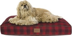 Pendleton Red Ombre Petnapper Pillow Dog Bed with Removable Cover, Medium