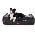 Pendleton Charcoal Ombre Kuddler Bolster Dog Bed with Removable Cover, X-Large