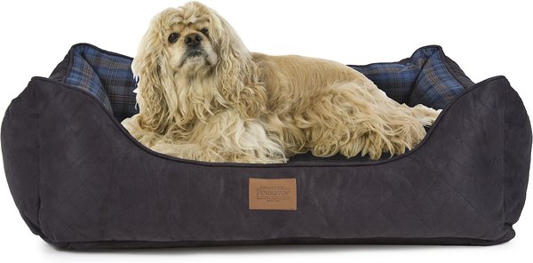 Pendleton Crescent Lake Kuddler Bolster Dog Bed w/Removable Cover, Medium slide 1 of 6