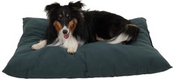 Carolina Pet Solid Shebang Indoor & Outdoor Pillow Dog Bed, Green, Small