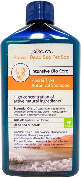 Arava Dead Sea Pet Spa Flea & Ticks Botanical Puppy Shampoo, 13.5-oz bottle slide 1 of 4