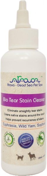 ARAVA DEAD SEA PET SPA Dog Tear Stain Cleaner 4 oz bottle Chewy