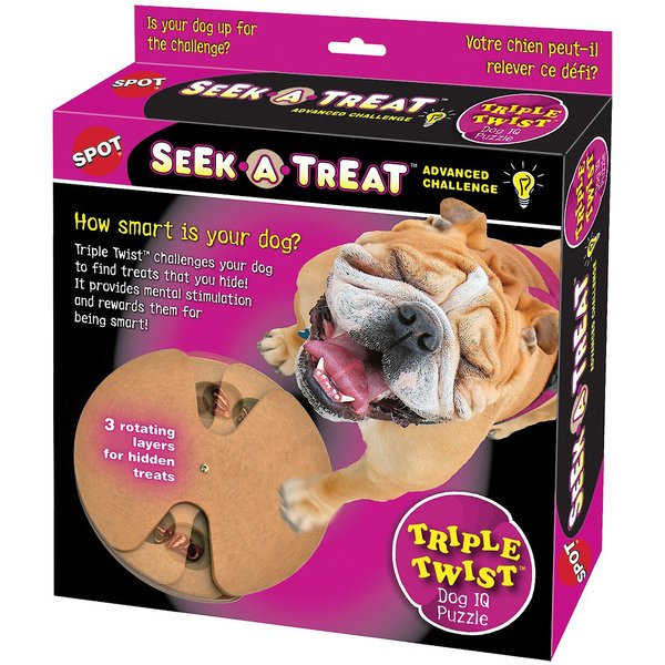 OurPets Treat Dispensing Dog Toy and Ball- Waffle & Sushi Interactive Dog  Toys, Dog Puzzle & Cat Toys (Dog Treat Puzzle) Dog Food Puzzle, Cat Puzzle  Feeder & Cat Slow Feeder IQ