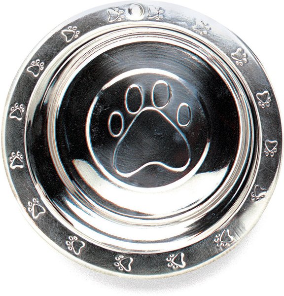 ETHICAL PET Stainless Steel 3-D Embossed Dog Bowl, 2-qt - Chewy.com