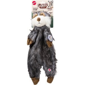 Ethical Pet Furzz Raccoon Squeaky Plush Dog Toy, 20-in