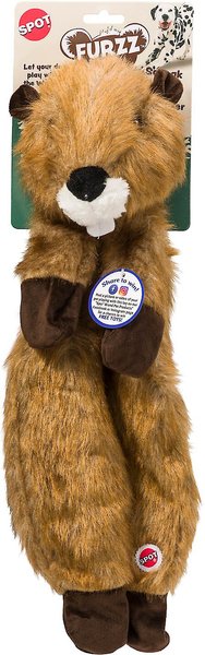 Ethical Pet Furzz Beaver Squeaky Plush Dog Toy, 20-in slide 1 of 1
