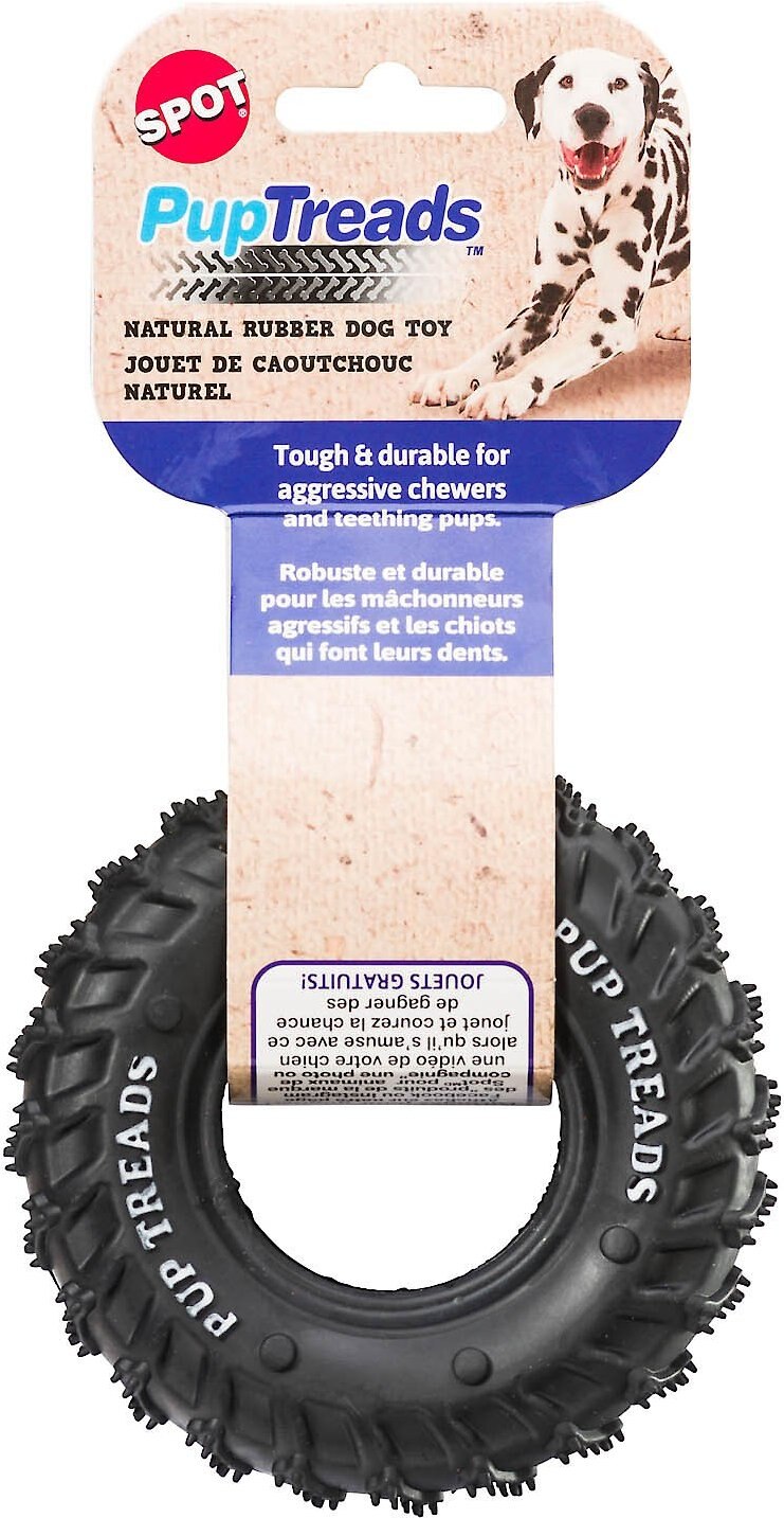 Ethical Pet Pup Treads Rubber Tough Dog Chew Toy