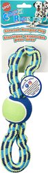 Ethical Pet Colorful Rope Bungee Dog Toy, Green, 13-in