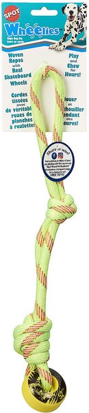 Ethical Pet Wheelies Rope Dog Toy, Color Varies, 16-in slide 1 of 6