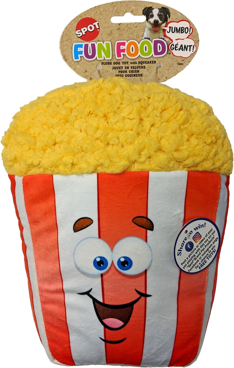 dog popcorn toy