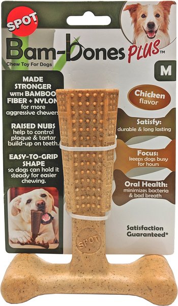 Ethical Pet Bam-bones Plus Chicken Tough Dog Chew Toy, 6-in slide 1 of 4