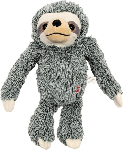 Ethical Pet Fun Sloth Squeaky Plush Dog Toy, Color Varies, 13-in slide 1 of 2