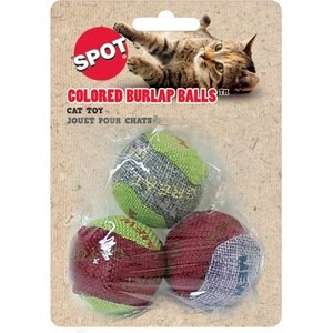 Zanies Mylar Ball Canister Cat Toy, 4 count